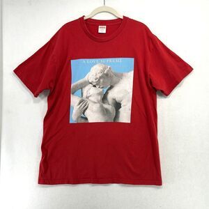 Supreme Shirt Men XL Red A Love Supreme Rodin Kiss SS17 Collectible Tee USA